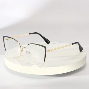 Metal glasses with blue light and UV protection 9709-GT