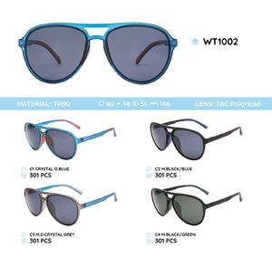 Plastic TR90 frame polarized sunglasses WT1002