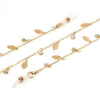 Hand-made zircon eyeglass chain GL1045