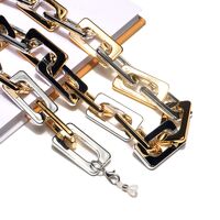 Natural green stone glasses chain GL1208