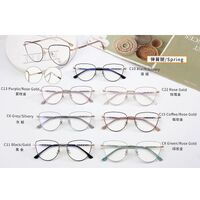 Оправа металлическая с линзами Blue Ray Cut MAMO F93002