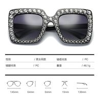 Polarized plastic sunglasses with UV400 protection 8902-GT