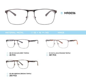 Металлическая оправа с дужками из материала TR-90 MR0036