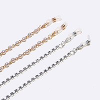 Glasses chain with hearts GM057