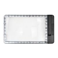 Magnifier with universal backlight, magnifying glass on a stand 8097, size: 215*135 mm, magnification: 4Х