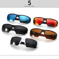 Plastic semi-rimless sunglasses for men Elit 2241-EL