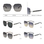 Metal sunglasses with nylon lenses for women Leke S5516