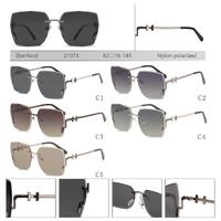 Rimless polarized metal sunglasses with nylon lenses Eberhard EH21073