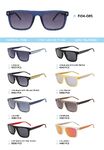 Plastic TR90 frame polarized sunglasses FI04-08S
