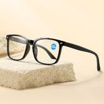 Plastic glasses for reading, with Blue ray cut protection, automatic diopters +1.00-6.00, RMC=62-64, KY8082T弹簧变焦