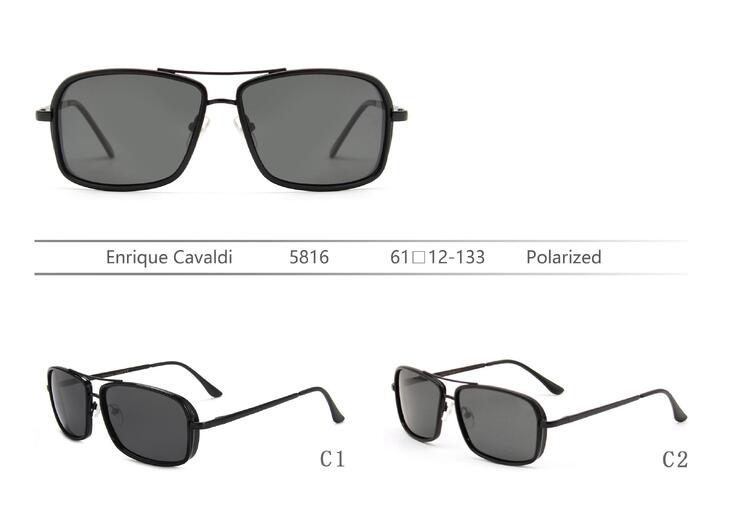 Polarized metal sunglasses Enrique Cavaldi EC5816