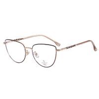 Оправа металлическая с линзами Blue Ray Cut MAMO F93002