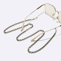 Silver-colored metal non-slip chain, for glasses and masks GL1649