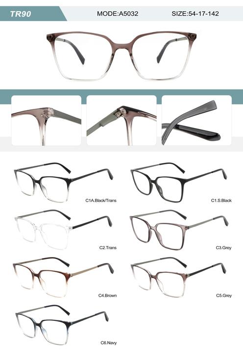 Оправа пластиковая из TR90 мужская с флексом A5032-DA