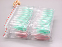 Plastic tweezers with individual pencil-box packaging XY2003, size 6.2 * 2.3 cm