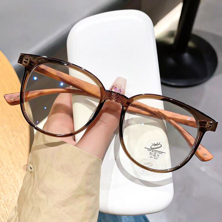 TR90 glasses, with case, with Blue ray cut protection KY75250