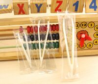 Tweezers with suction cup, individual packaging, for working with contact lenses JM661