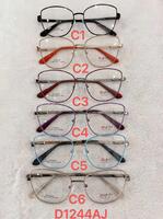 Metal frames for glasses with flex hinges Defile D1244AJ