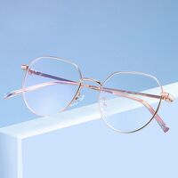 Metal glasses with blue light and UV protection 9653-3-GT