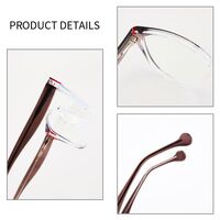 TR90 plastic frame or glasses with blue light protection, with spring hinges FA23004