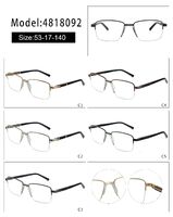 Оправа металлическая полуободковая с мягким носоупором и флексом 4818092-DA