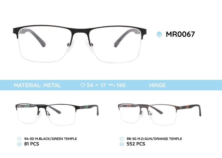 Nylor metal frame with TR-90 temples MR0067