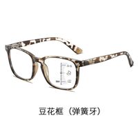 Очки фотохромные пластиковые для чтения, мультифокусные с защитой от синего света и флексами, диоптрии от +1.00 до +4.00, KY8082变色多焦点