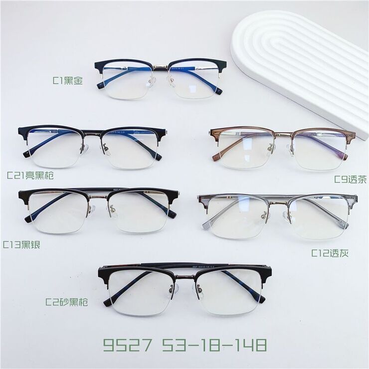 Hybrid metal + TR90 frame SANTA S9527