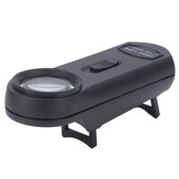 Portable pocket magnifier with backlight 600113, diameter: 30 mm, magnification: 10X