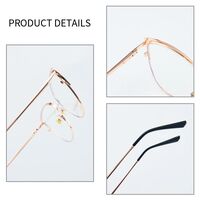 Оправа для очков комбинированная (металл + TR90) с защитой от синего света, с флексом FA87166