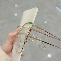 Combined frame (metal + TR90) with Blue Ray Cut protection lenses and flex MAMO S11507