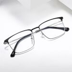 Metal glasses with blue light and UV protection 9679-2-GT
