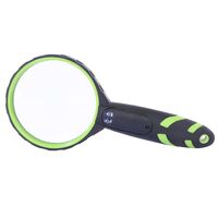 Magnifier with universal backlight, magnifying glass with handle LS75-LED-XX, diameter 75 mm, magnification: 10Х