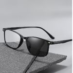 Photochromic plastic TR90 glasses for reading, with protection Blue Cut, diopters from 0.00 to +4.00, KY806变色老花