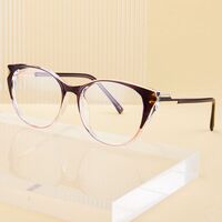 TR90 plastic frame or glasses with blue light protection, with spring hinges FA87244
