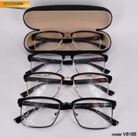 Metal frame eyeglasses Vizzini V8185