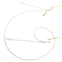 Metal non-slip chain, with pendant pearl, for glasses and masks GL190