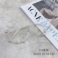 Hybrid frame, metal + TR90, with Blue Block coating SANTA 01222