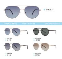 Metal frame polarized sunglasses S4032