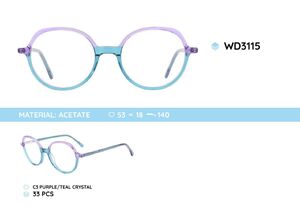 Plastic frames for glasses acetate material WD3115