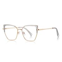 Metal + TR90 plastic Blue Blocker glasses frame for women with UV and blue light protection lenses More FCS3156