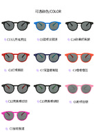 Polarized silicone sunglasses with UV400 protection for kids T11016
