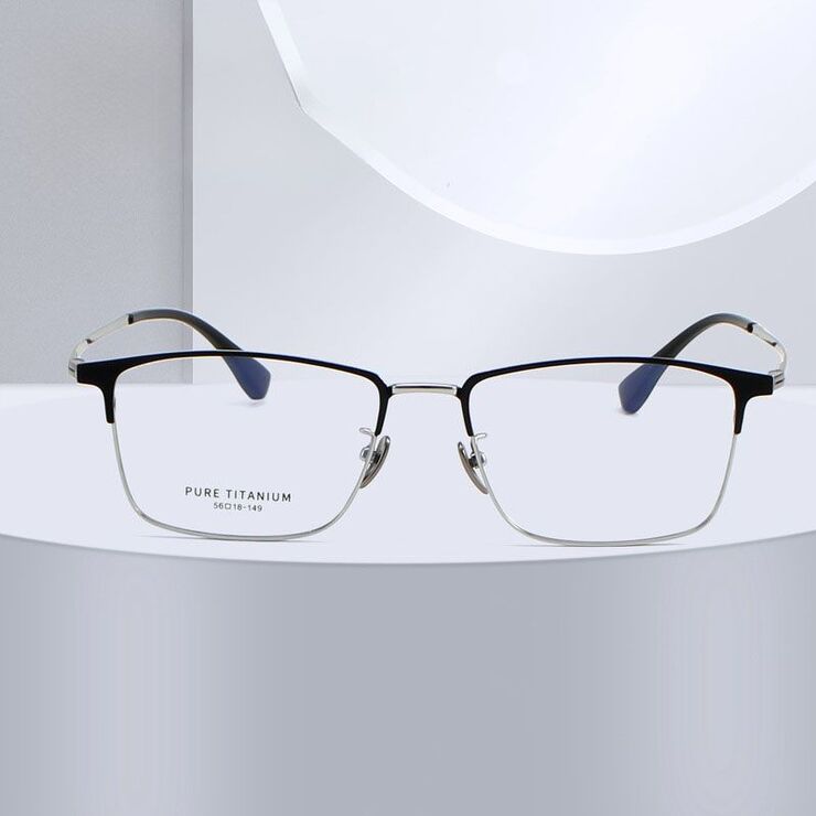 Оправа полуободковая сверхлёгкая титановая MAMO PT08085