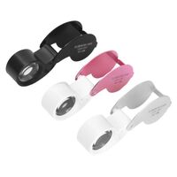 Лупа складная с универсальной подсветкой 21011-XX, диаметр: 25 мм, увеличение: 40X