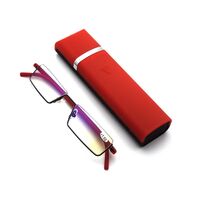 Plastic reading pince-nez glasses TR90 with case 货号, diopters from +0,00 to +4.00, RMC=62-64