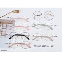 Metal frame MAMO with Blue Ray Cut protection lenses and flex F97013