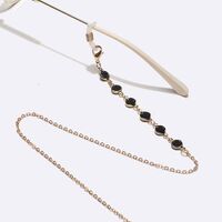 Gold-colored metal non-slip chain, for glasses and masks GL1619