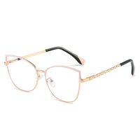Metal glasses with blue light and UV protection 9742-GT