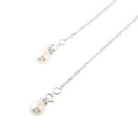 Metal non-slip chain, with pearls and rhinestones, for glasses and masks GL191