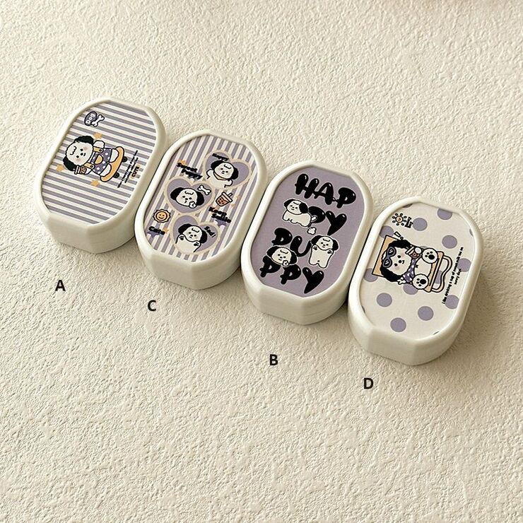 Mini soft contact lens kit TZ008滑板狗